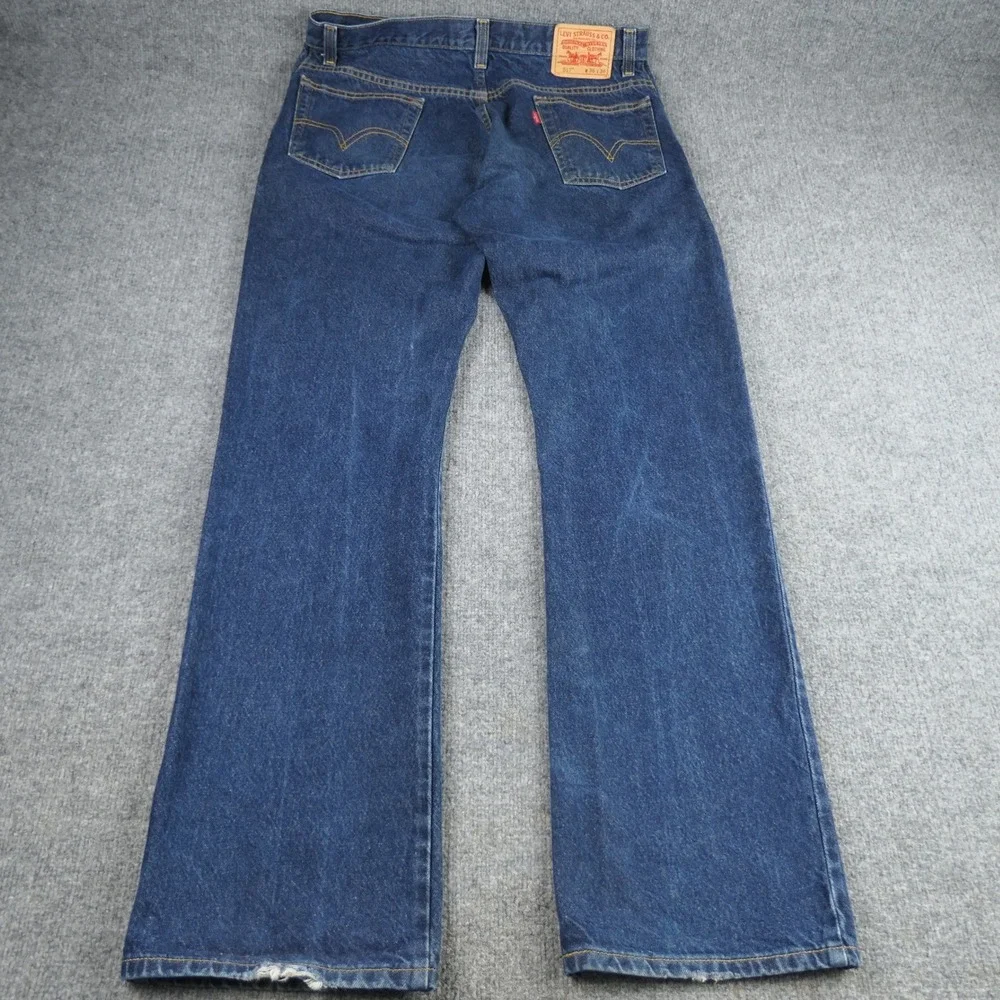 Levis 517 Jeans Mens 36x36 Bootcut Dark Wash Tall Denim Vintage Workwear Cowboy